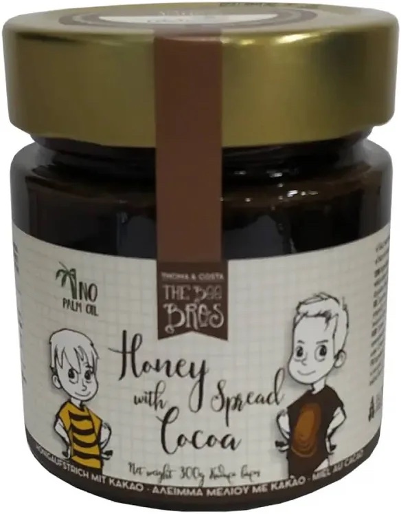 Άλειμμα μελιού με κακάο, χωρίς γλουτένη & ζάχαρη