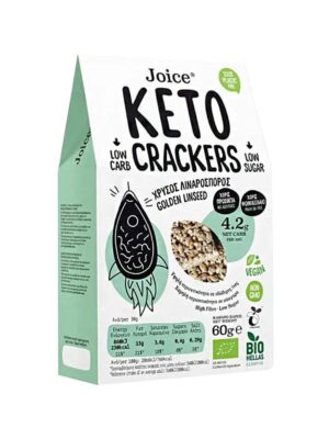 Κράκερ Κέτο με Χρυσό Λιναρόσπορο Βιολογικά