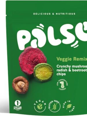 Τραγανά Chips Λαχανικών Veggie Mix Ραπανάκι Πατζάρι Μανιτάρια Palse