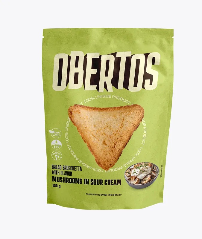 Bruschetta bread MUSHROOMS IN SOUR CREAM 🍄🟫